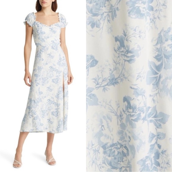 NEW Reformation Connell Dress Teacup 10 - Picture 1 of 17